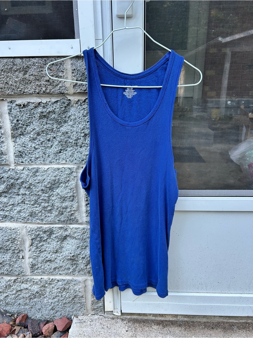 Michael Kors Royal Blue Men's Tank Top, size XL